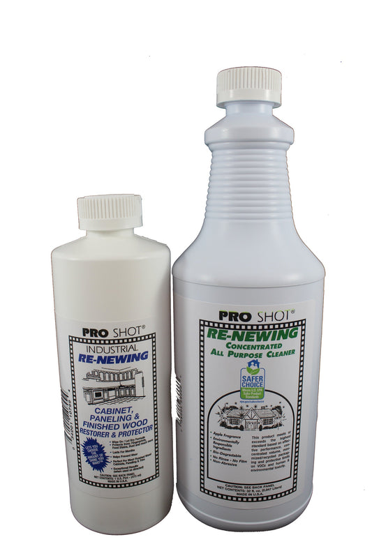 PRO SHOT® Cabinet Restorer & Protector and Pro Shot All Purpose Cleaner Image