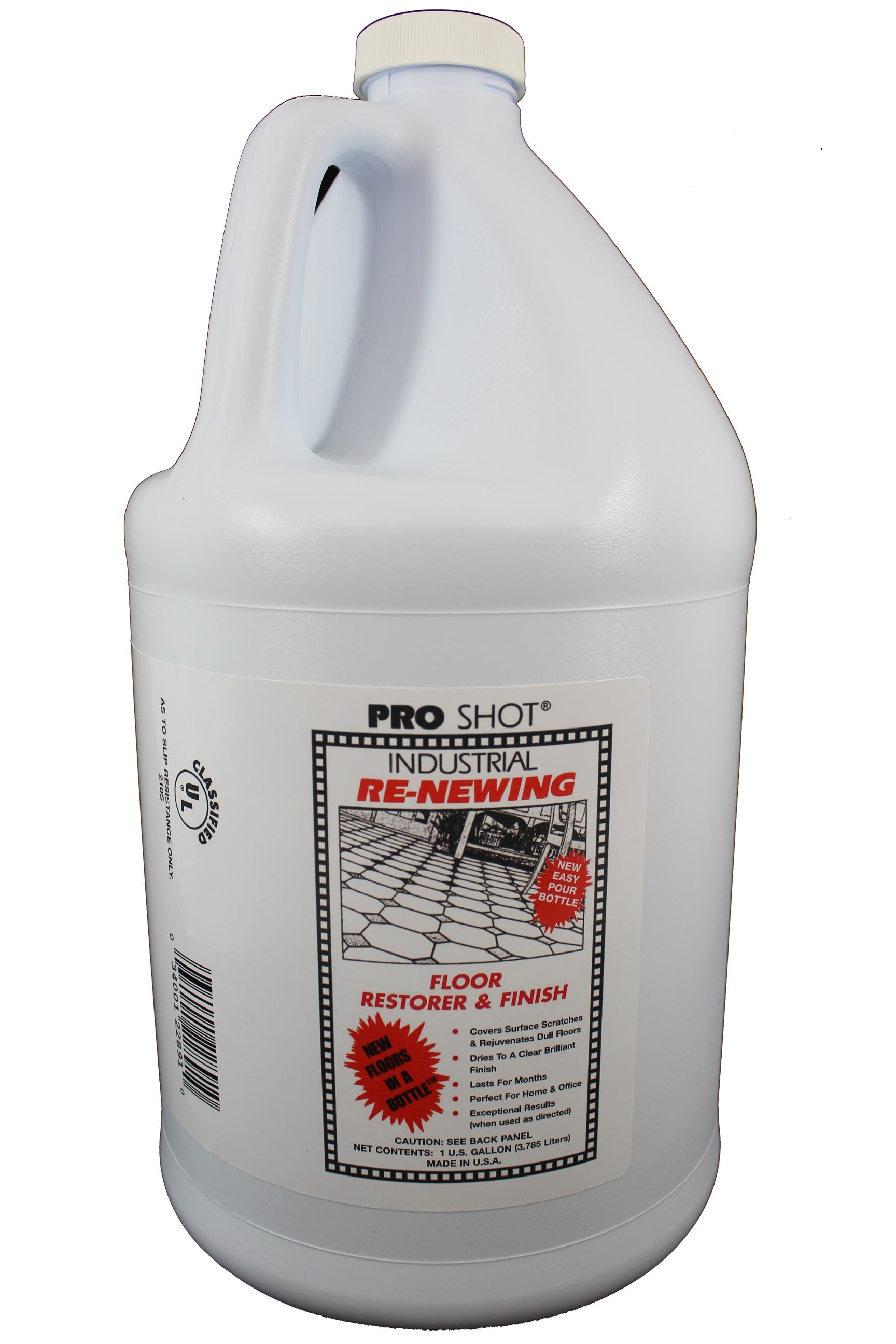 PRO SHOT® Industrial Re-Newing Floor Restorer & Finish one gallon image